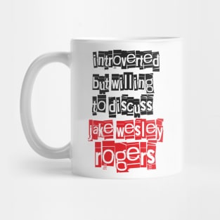 Introverted & Music-Jake Wesley Rogers Mug